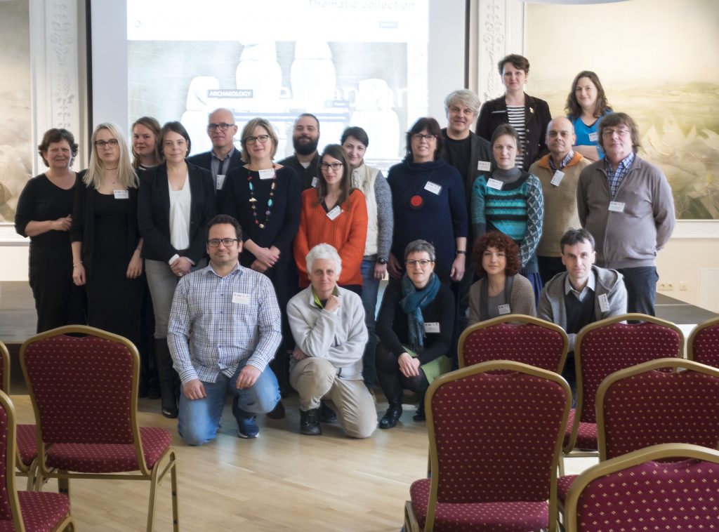 Europeana Archaeology project team photo